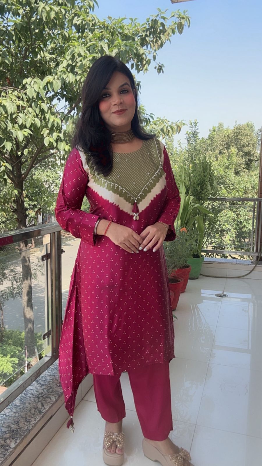 green cherry cord-set