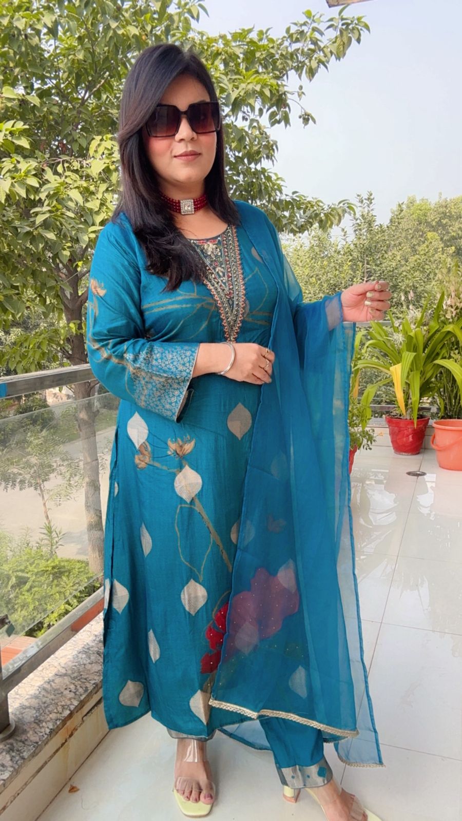 The Blue Watercolor Look