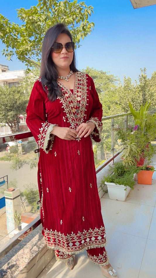 Velvet Luxe in Radiant Red