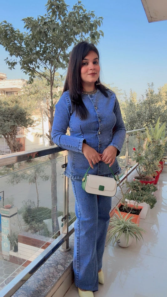 CORD-SET DENIM STYLE