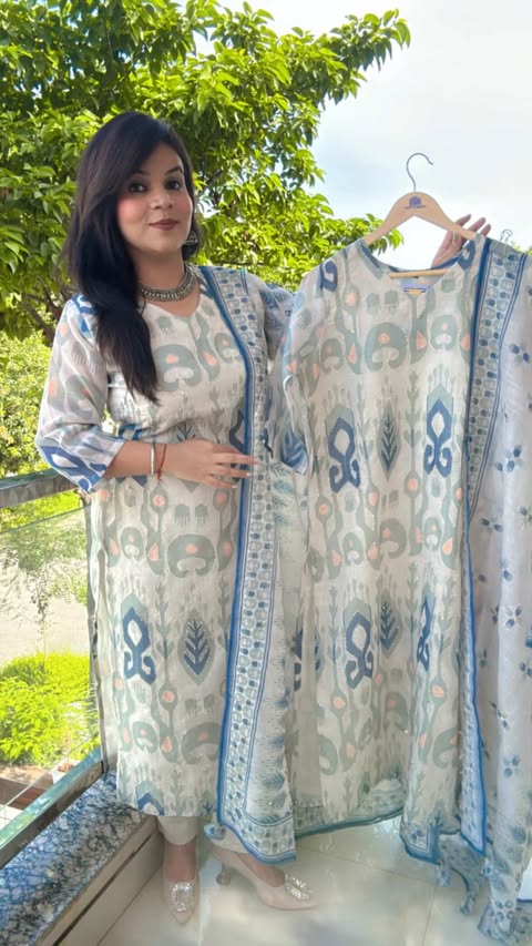 Linen silk article