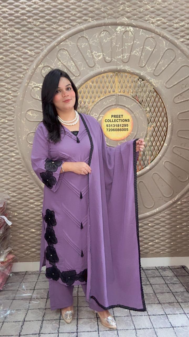 Mauve Colored Three Piece Suit