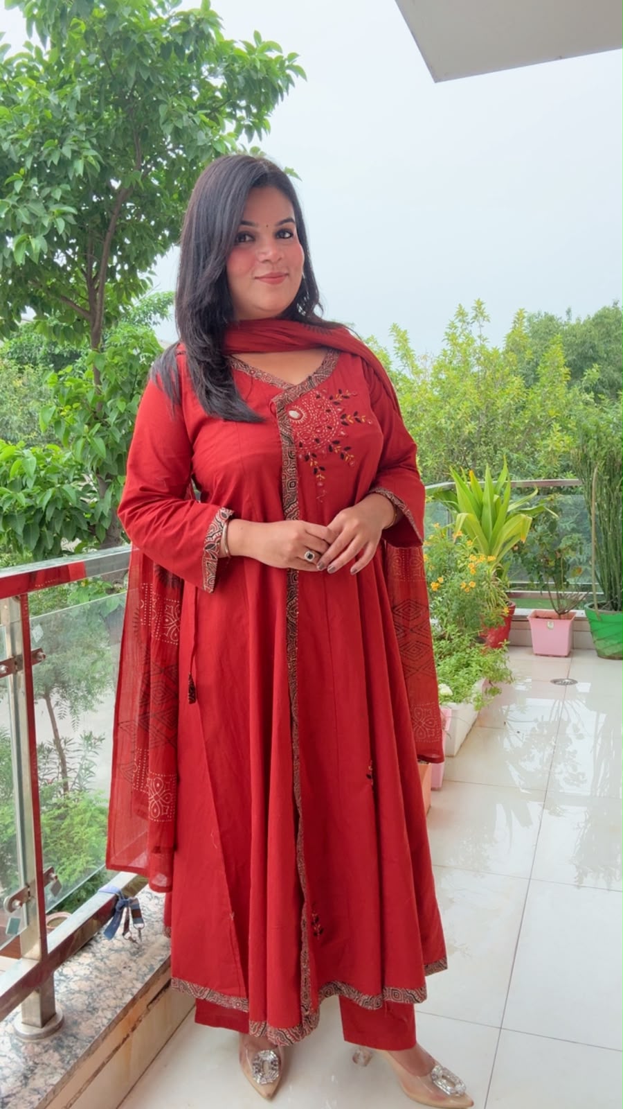 Pure Cotton Angarakha Suit