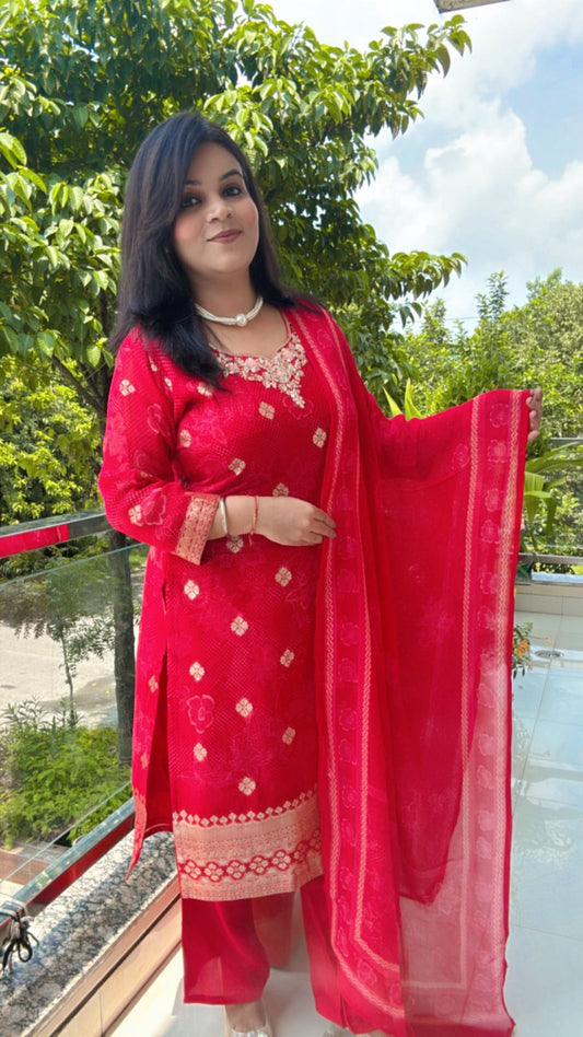 RED SUIT (organza)