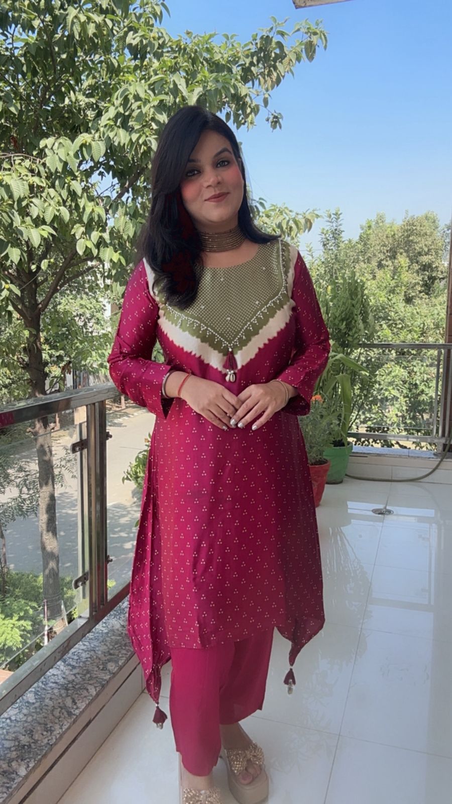 green cherry cord-set