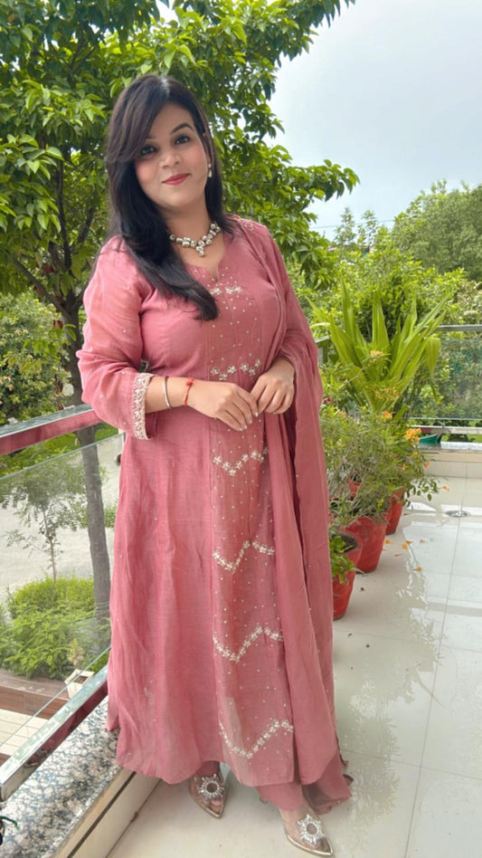 Dusty Rose or Mauve Pink