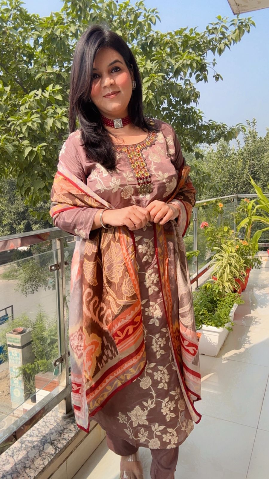 Dusky Rose & Autumn Print