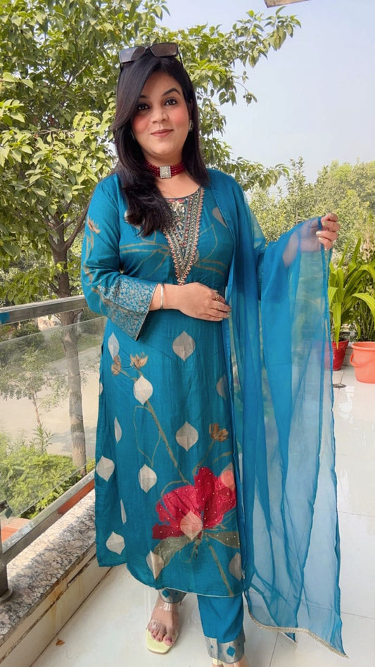 The Blue Watercolor Look