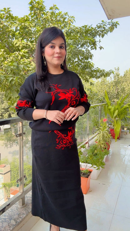 BLACK SKIRT CORD-SETS