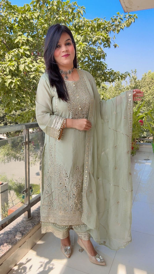 Soft Pastel Green