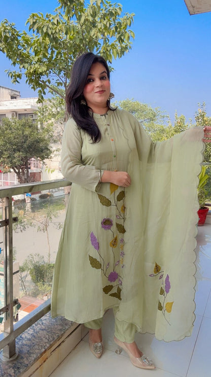 ORGANZA PISTA COLOR SUIT