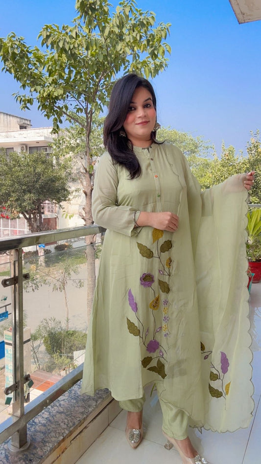 ORGANZA PISTA COLOR SUIT