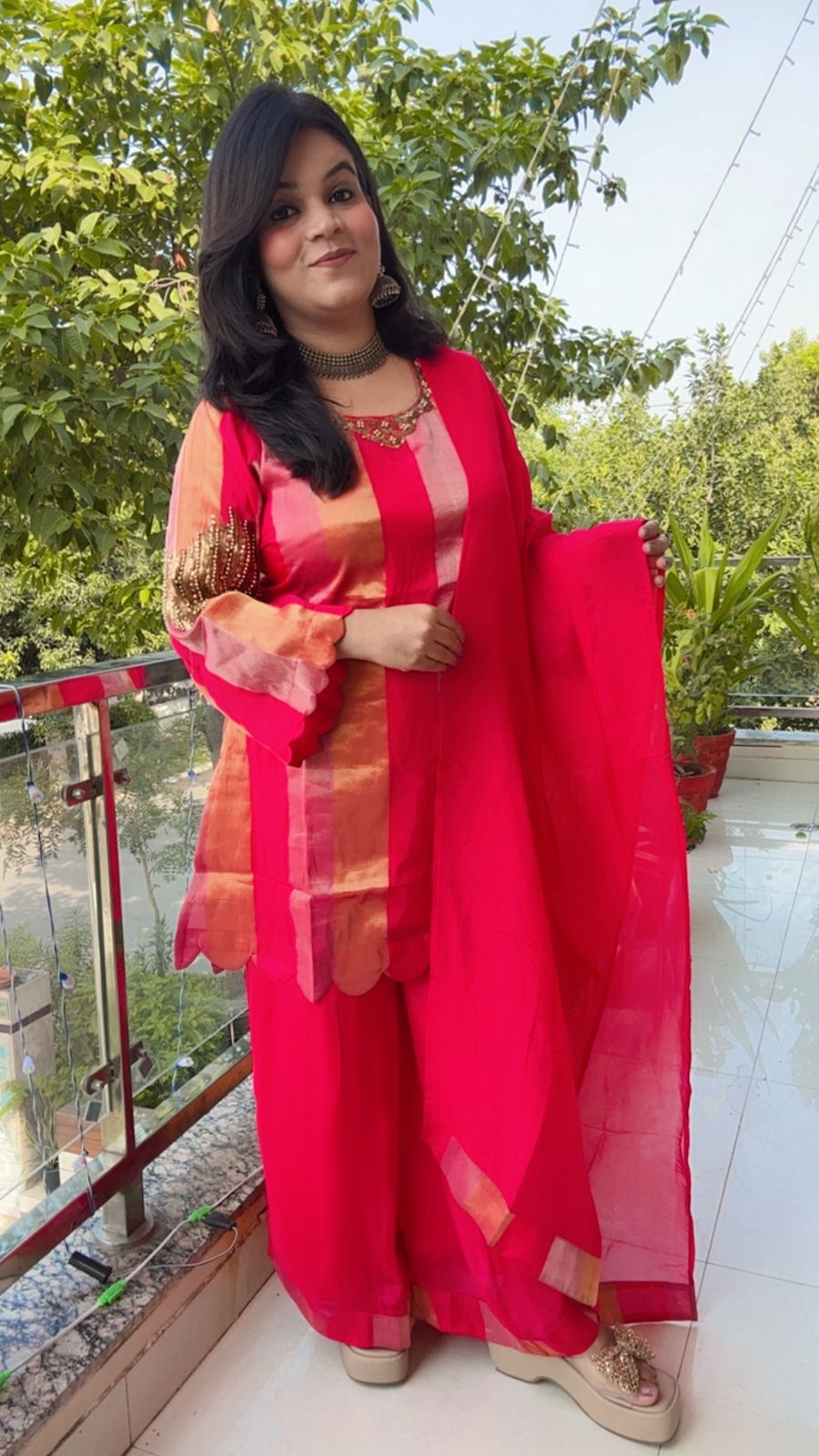 RANI PINK THREE ENSEMBLE