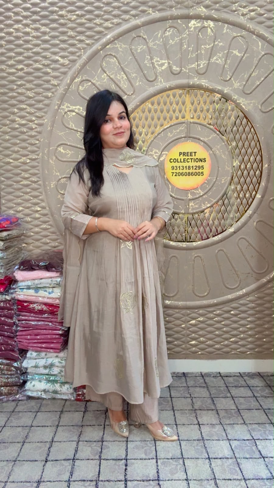 Mal Cotton Anarkali Suit