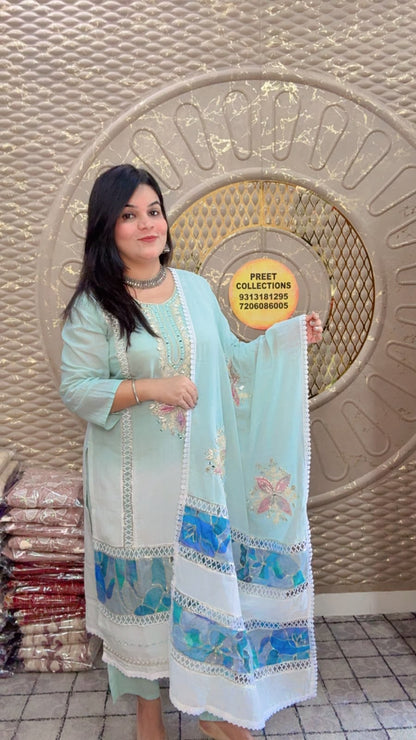 Light Blue Suit Set