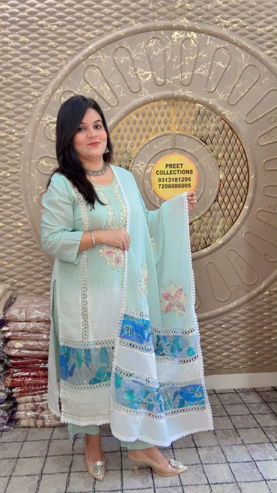 Light Blue Suit Set
