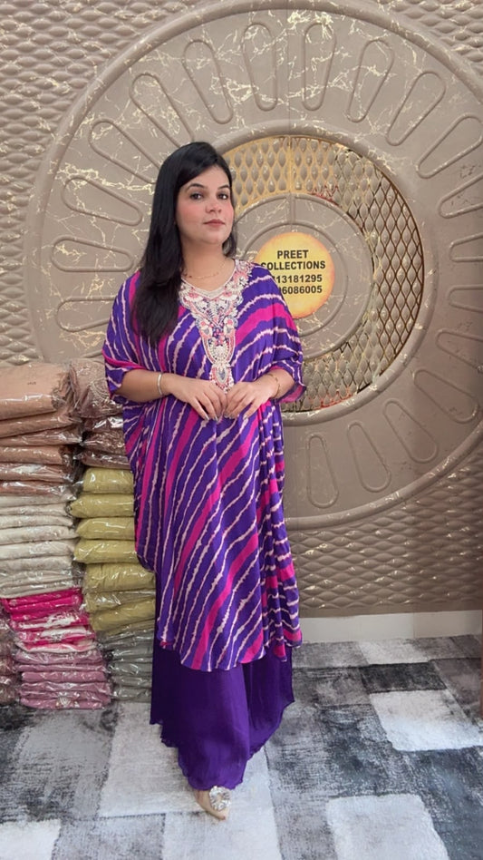 Purple Kaftaan Set