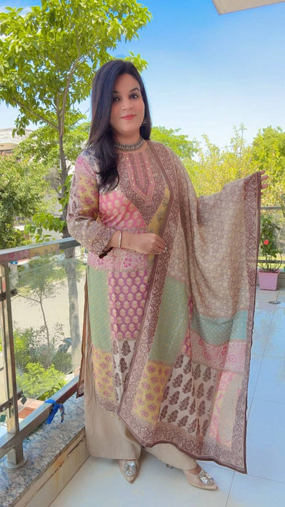A Patchwork - Style Suit