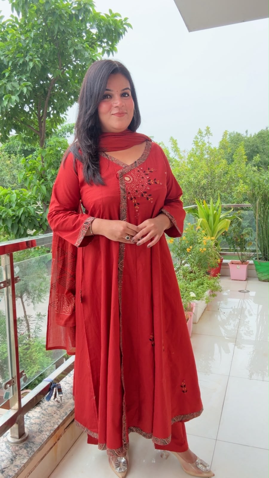 Pure Cotton Angarakha Suit