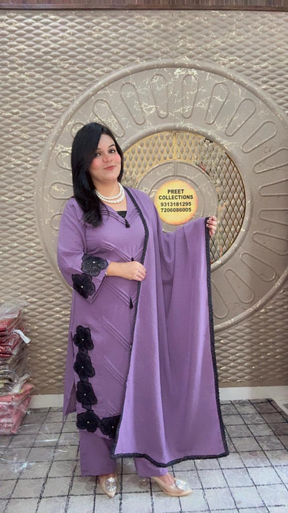 Mauve Colored Three Piece Suit